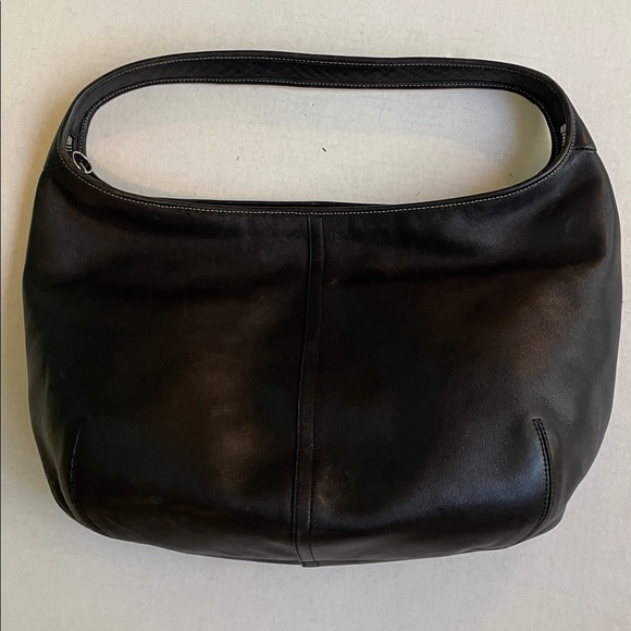 Y2K Coach Ergo Hobo Bag Black Leather No G2K-9221 - Picture 2 of 7